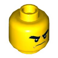 Lego hlava, žlutá (6192016)